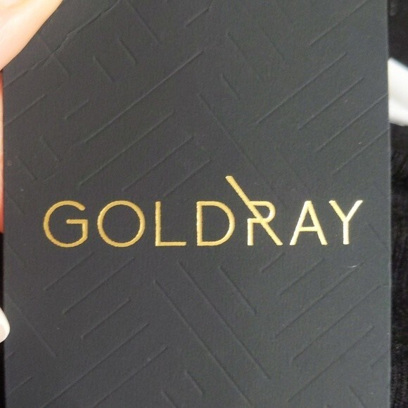 Goldray black modal spandex blend bodycon sheath dress cut out shoulder M - Picture 6 of 8